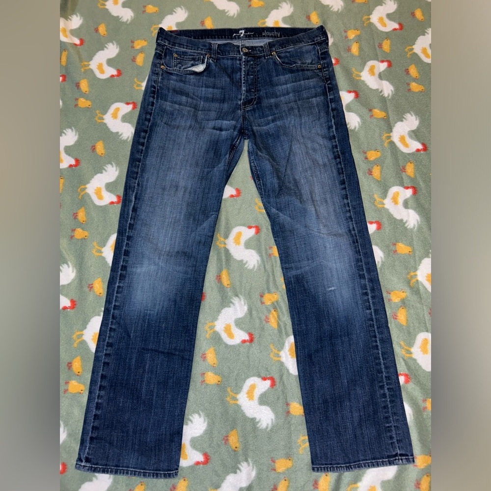 7 for all mankind Slouchy straight leg jeans size women’s 34